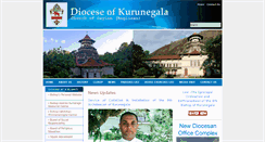 Desktop Screenshot of dioceseofkurunegala.com